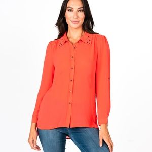 Sienna Rose Studded Georgette Blouse